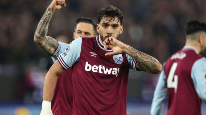 Lucas Paqueta pemain West Ham incaran Tottenham Hotspur