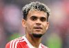 Luis Diaz dalam penampilan debut untuk Bayern Munchen