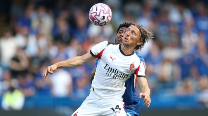 Luka Modric pemain AC Milan