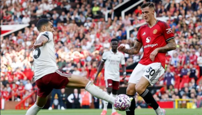 Manchester United vs Arsenal skor 0-1 di pekan 1 Liga Inggris 2025-26