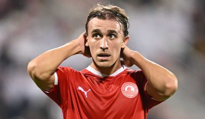 Marc Muniesa di laga Al Arabi vs Al Sadd