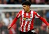 Mateus Fernandes saat membela Southampton di laga Championship, menjadi incaran utama West Ham United musim ini.