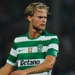 Morten Hjulmand di laga Casa Pia vs Sporting CP