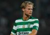 Morten Hjulmand di pertandingan Casa Pia vs Sporting CP
