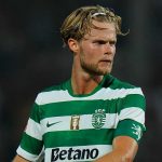 Morten Hjulmand di pertandingan Casa Pia vs Sporting CP