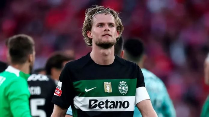 Morten Hjulmand pemain Sporting CP