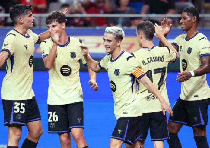 Para Pemain Barcelona Usai Laga Pramusim