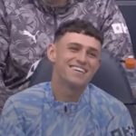 Phil Foden saat laga antara Manchester City vs Tottenham Hotspur