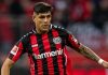Piero Hincapie pemain Bayer Leverkusen