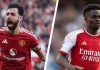 Prediksi susunan pemain Arsenal vs Manchester United