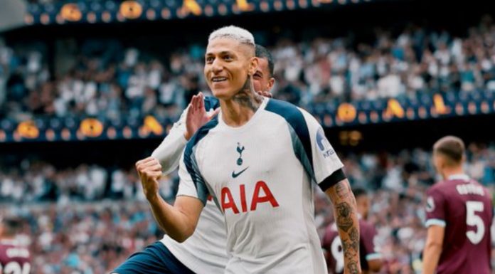 Richarlison pemain Tottenham Hotspur