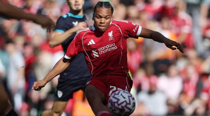 Rio Ngumoha pemain Liverpool
