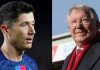 Robert Lewandowski dan Sir Alex Ferguson