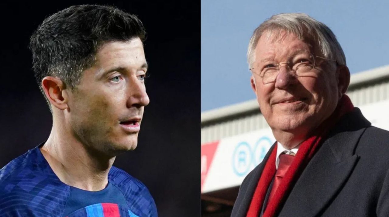 Robert Lewandowski dan Sir Alex Ferguson