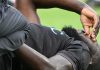 Romelu Lukaku pemain Napoli cedera