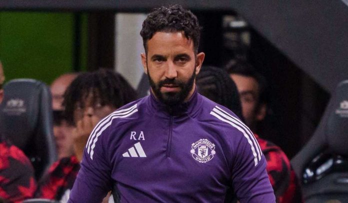 Ruben Amorim di laga Manchester United vs Everton