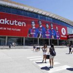 Stadion Camp Nou tampak dari depan