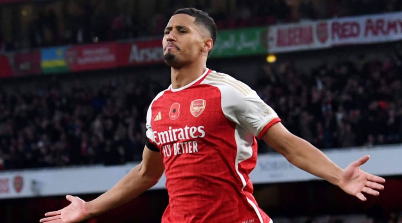 William Saliba pemain Arsenal
