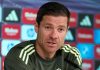Xabi Alonso dalam konferensi pers Real Madrid