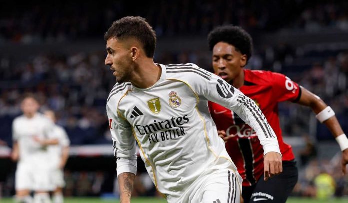 Aksi Dani Ceballos di laga Real Madrid vs Mallorca' Aksi Dani Ceballos di laga Real Madrid vs Mallorca'