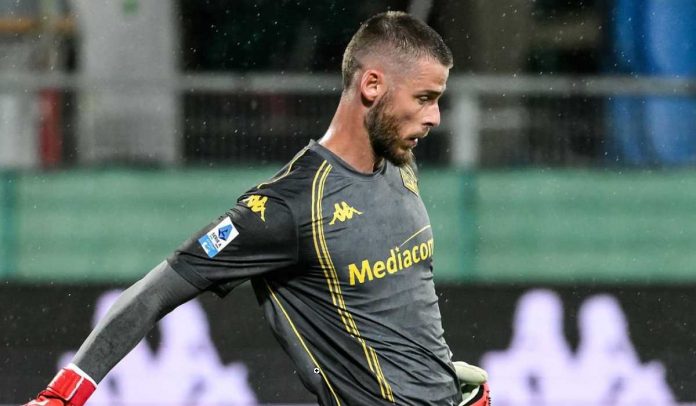 Aksi David de Gea di laga Fiorentina vs Napoli
