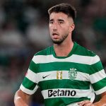 Aksi Goncalo Inacio di laga Sporting vs Porto