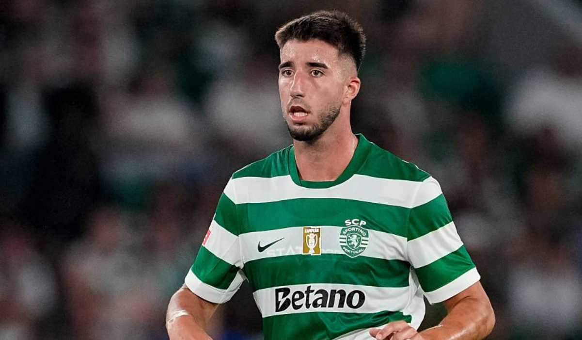 Aksi Goncalo Inacio di laga Sporting vs Porto