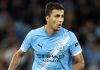 Aksi Rodri di laga Manchester City vs Napoli di Liga Champions