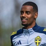 Alexander Isak berlatih di timnas Swedia