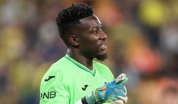 Andre Onana di laga Fenerbahce SK v Trabzonspor