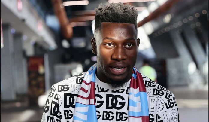 Andre Onana resmi bergabung dengan Trabzonspor