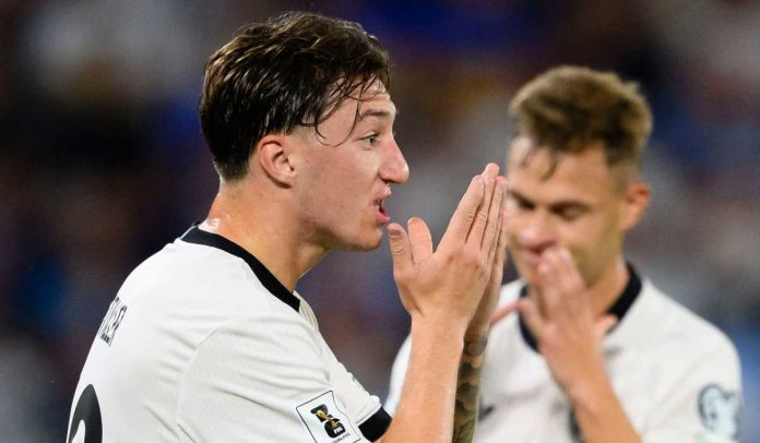 Angelo Stiller di laga Slowakia vs Jerman Angelo Stiller di laga Slowakia vs Jerman