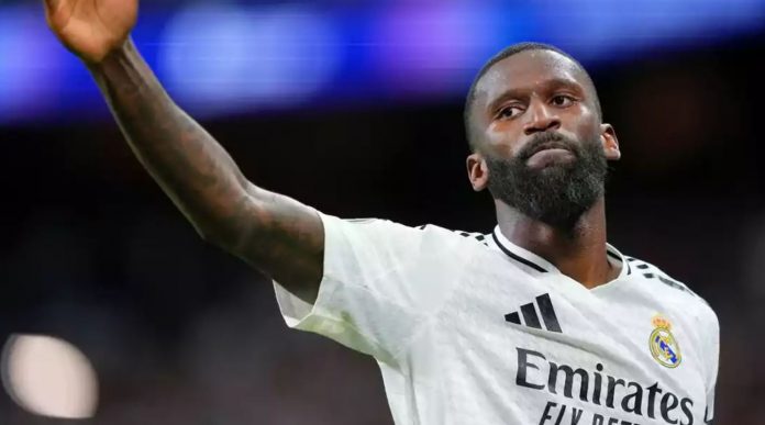 Antonio Rudiger pemain Real Madrid cedera Antonio Rudiger pemain Real Madrid cedera