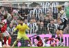 Arsenal saat laga melawan Newcastle United