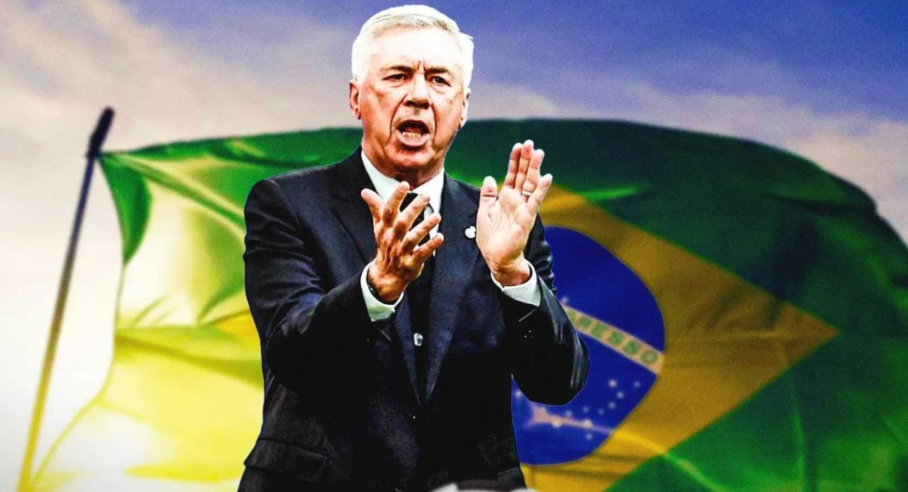 Carlo Ancelotti pelatih timnas Brasil