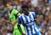 Carlos Baleba di laga Brighton vs Fulham