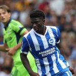 Carlos Baleba di laga Brighton vs Fulham