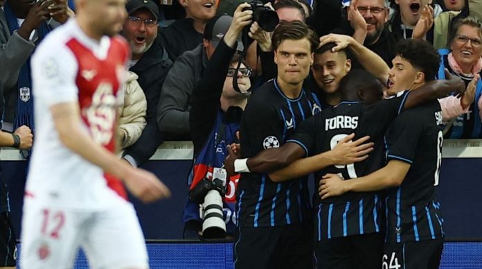 Club Brugge vs AS Monaco 4-1 - Liga Champions 2025-2026