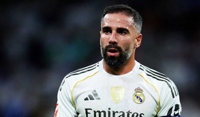 Dani Carvajal di laga Real Madrid vs Mallorca Dani Carvajal di laga Real Madrid vs Mallorca