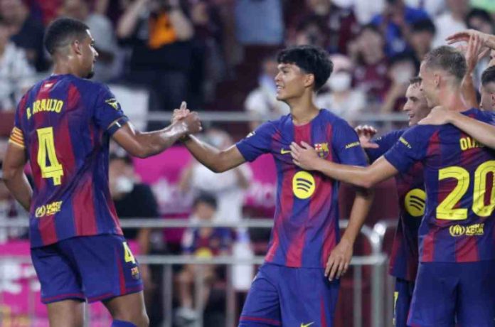 Dro Bersama Ronald Araujo dalam Laga Pramusim
