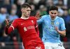 Duel Conor Bradley vs Julian Alvarez di laga Liverpool vs Manchester City