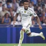 Eder Militao dalam Sebuah Aksinya untuk Real Madrid