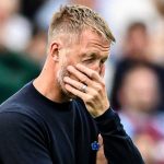 Ekspresi Graham Potter di laga West Ham United va Crystal Palace