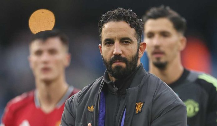 Ekspresi Ruben Amorim usai kekalahan Manchester United dari Manchester City