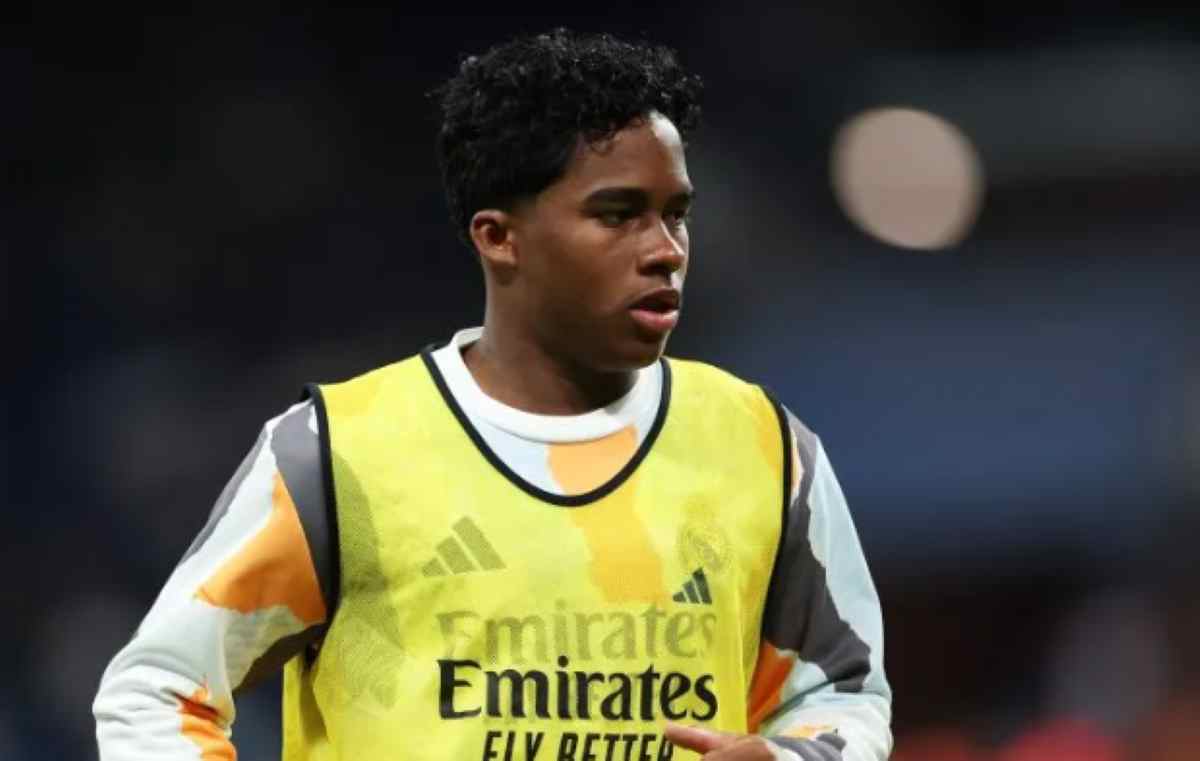 Endrick dalam Sebuah Sesi Latihan Real Madrid