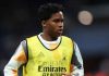 Endrick dalam Sebuah Sesi Latihan Real Madrid