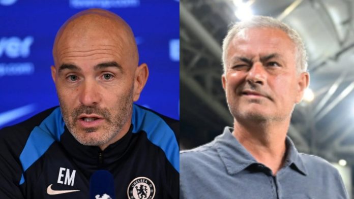 Enzo Maresca pelatih Chelsea dan Jose Mourinho