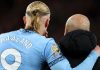 Erling Haalad dan Pep Guardiola - Manchester City