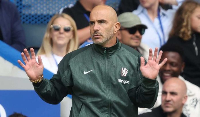 Gestur Enzo Maresca di laga Chelsea vs Fulham