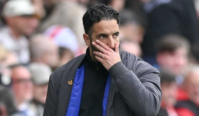 Gestur Ruben Amorim di laga Brentford vs Manchester United di Premier League